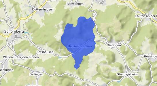Bodenrichtwertkarte Hausen am Tann